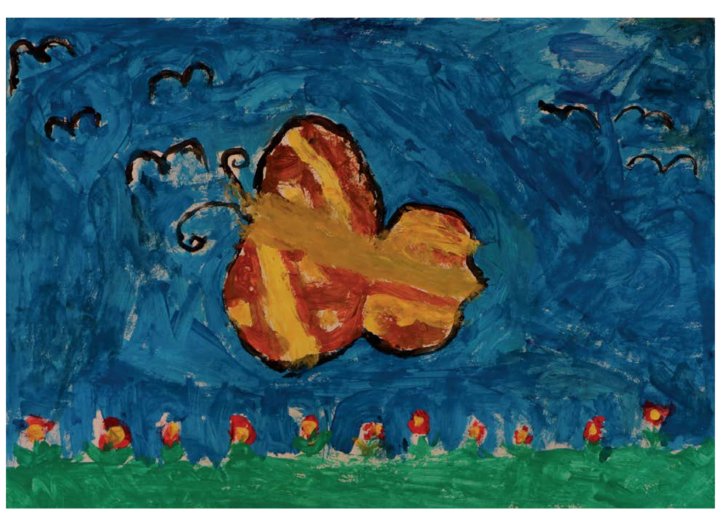 Ilustrado por Karam Sabah, 9 anos.